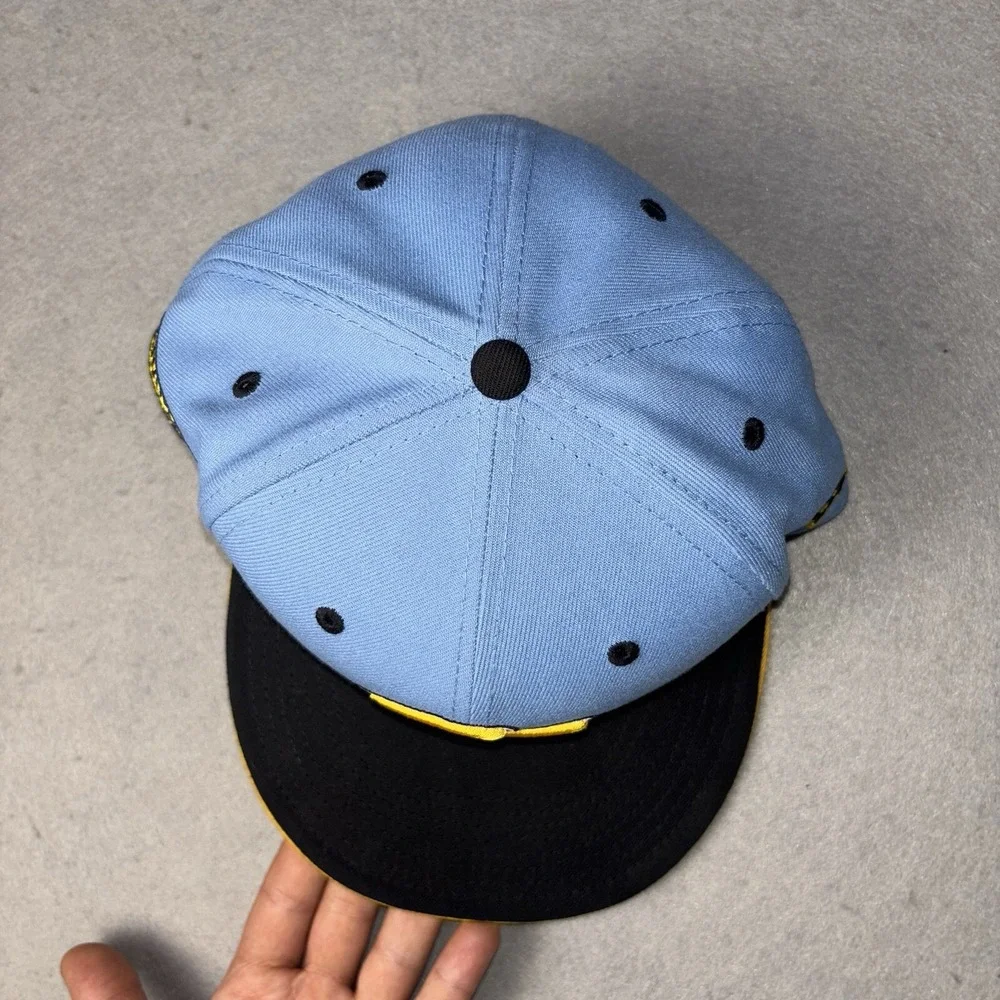 New Era Men's 59FIFTY Fitted Hat 7‎ 7/8 RC Quakes Blue Black Cap Champions
